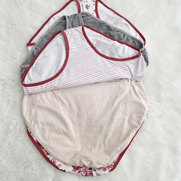 LAURA ASHLEY🌹5-PACK COTTON SPANDEX PANTIES SIZE L - Picture 5 of 6